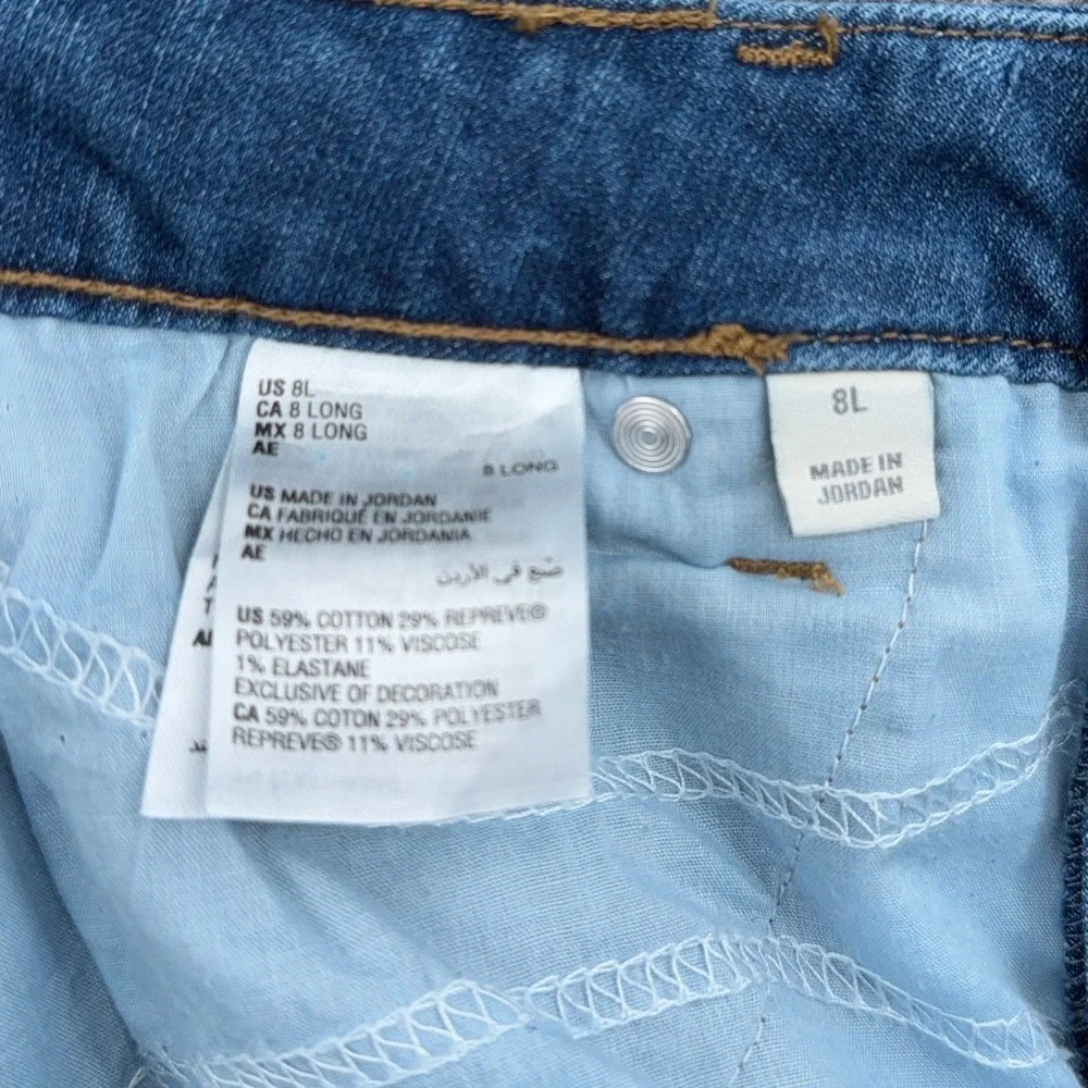 Style & Co Curvy Skinny Leg Jeans Womens 8L Cotton Blend Blue - Picture 4 of 8